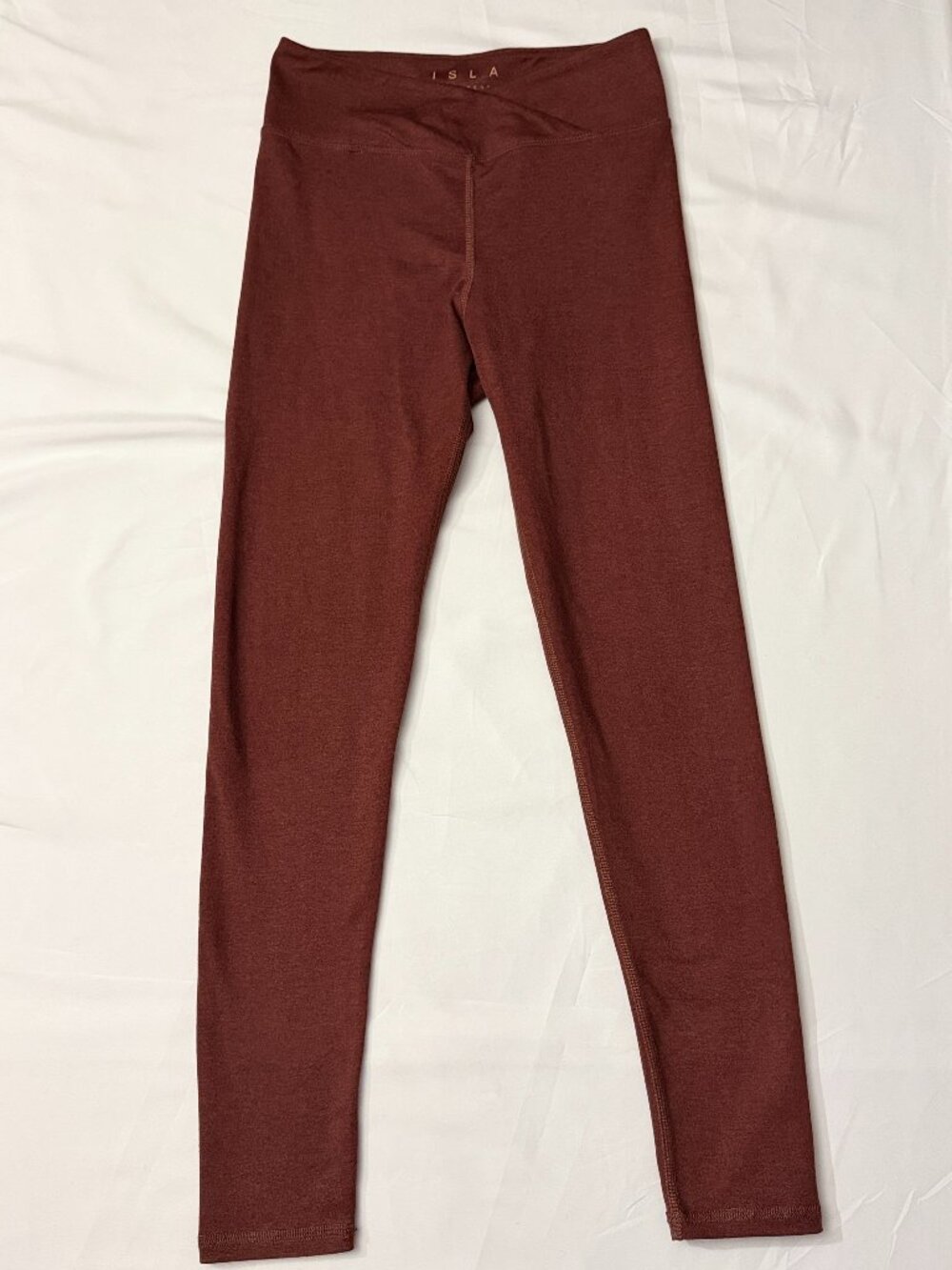 ISLA Movement Rust High Rise Athletic Leggings Size S Made in USA